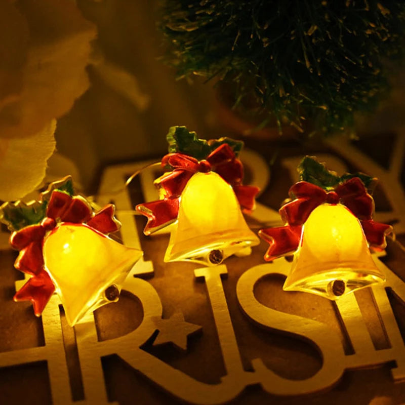 50/20 LED Bell Garland Lights USB Plug