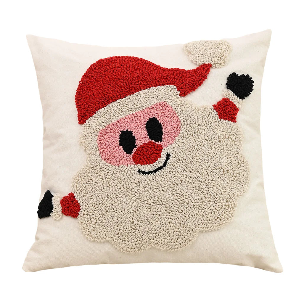 Sorino Christmas Cartoon Tufted Pillowcase