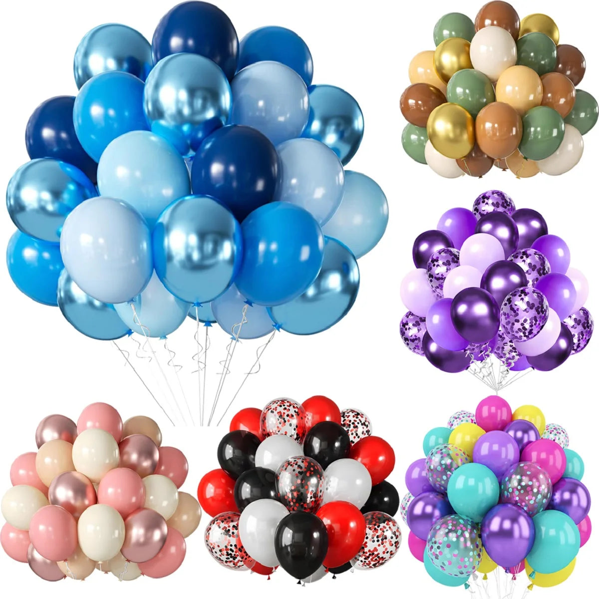 Balloons Pearl Latex 31/36/37/51/101Pcs
