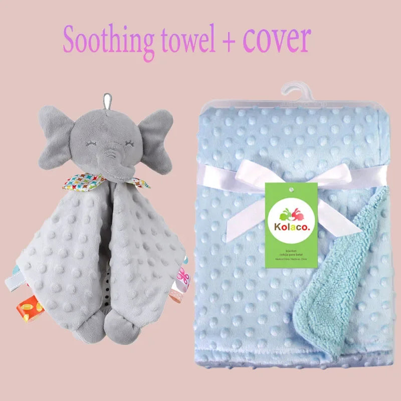 Personalized name baby blankets , stroller , sleeping dolls