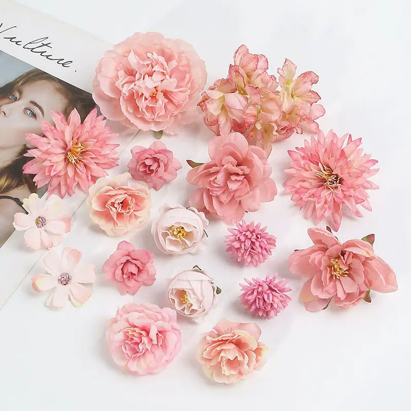 Rose set Peony for bouquets and decorations