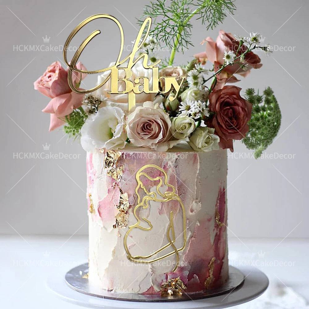 Baby shower cake decoration