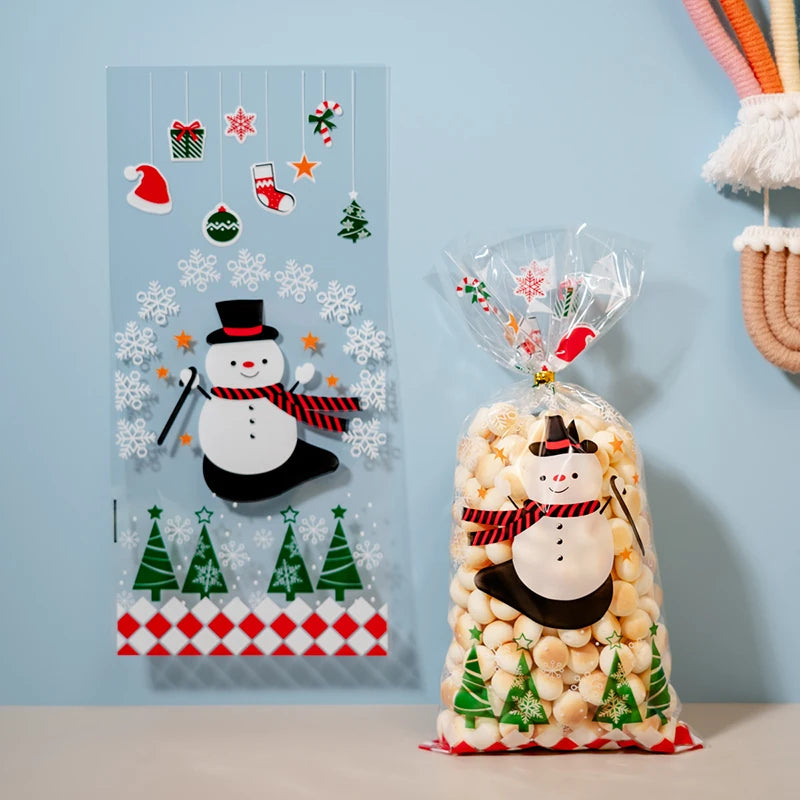 50pcs Christmas Candy Bags