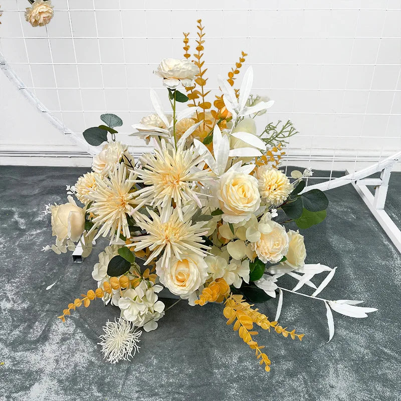 Artificial Crescent Flower Table & Arch Decoration