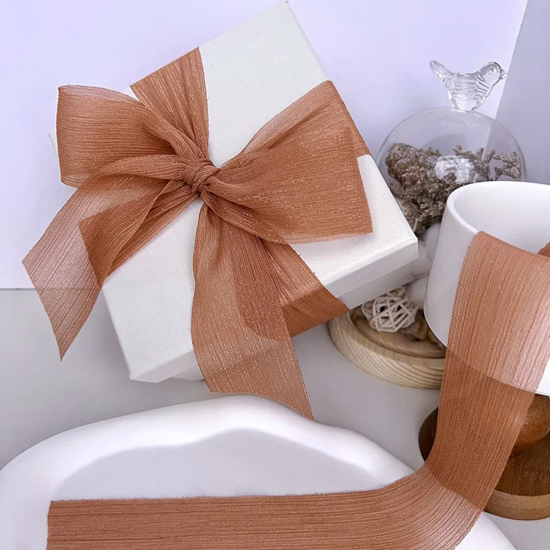 Chiffon silk ribbon