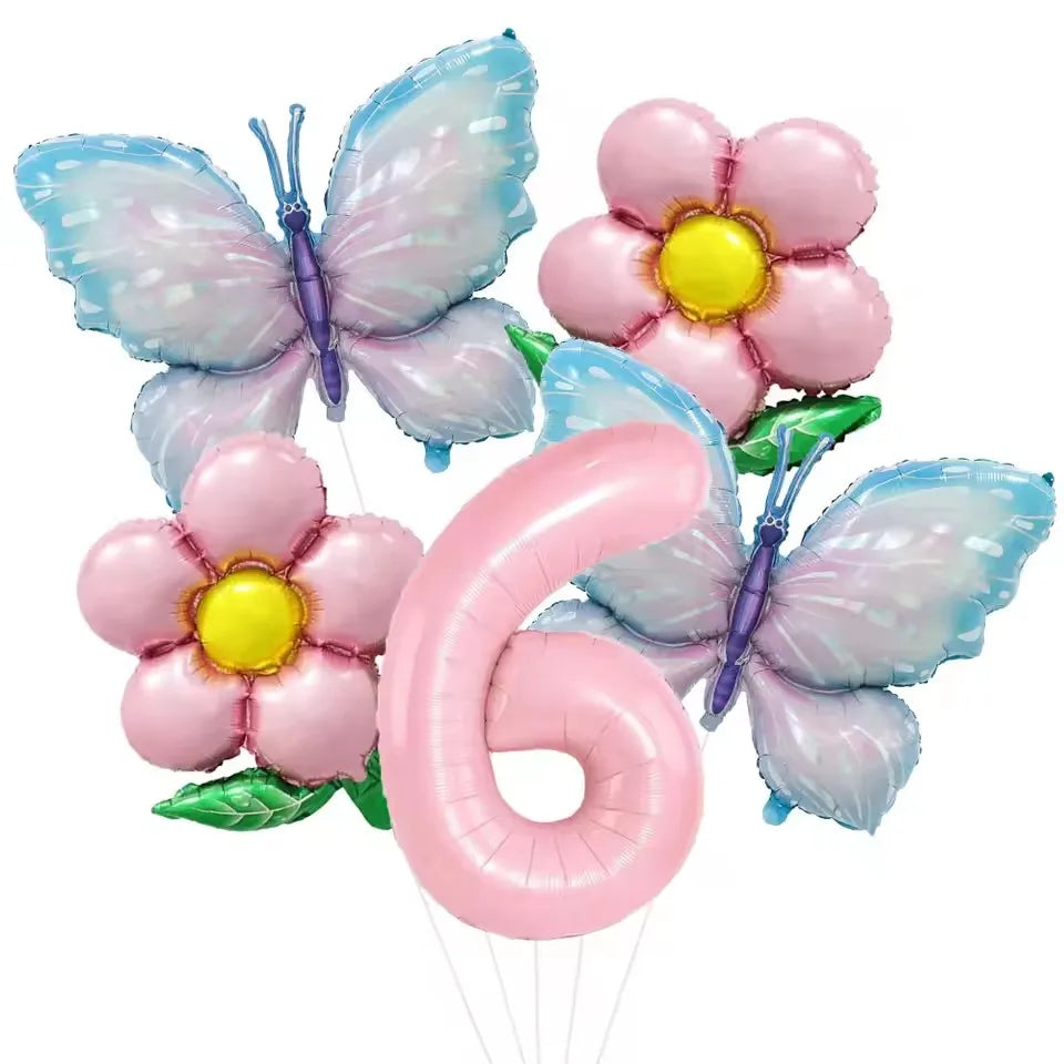 Colorful Butterfly balloons 5pcs