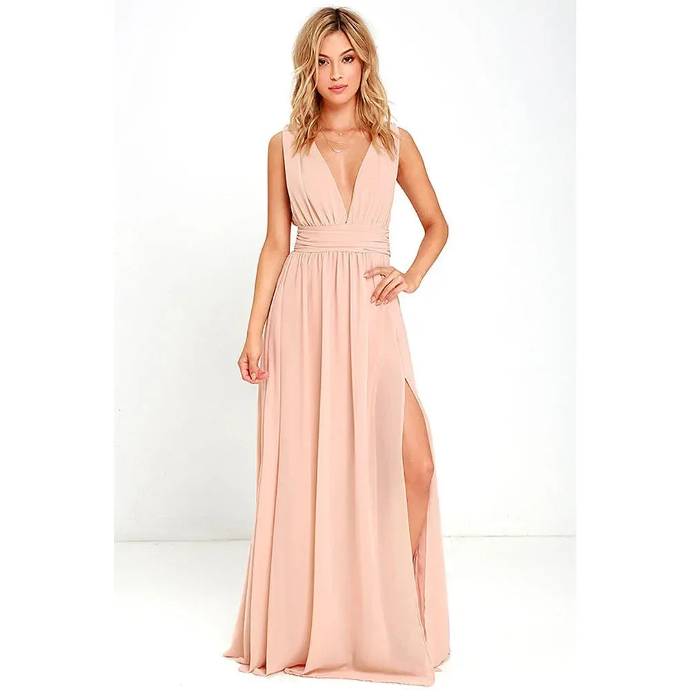 Siline Backless Maxi Summer Dress