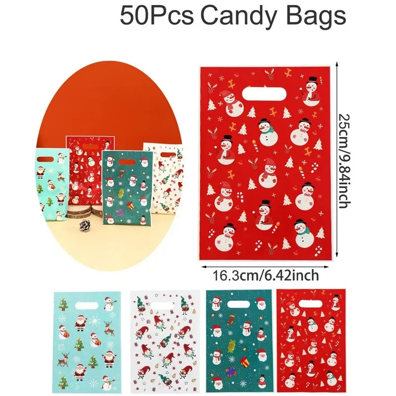 Santa & Snowman Packaging Bags