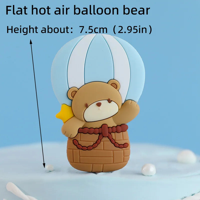 pilot bear cake decoration 15pcs
