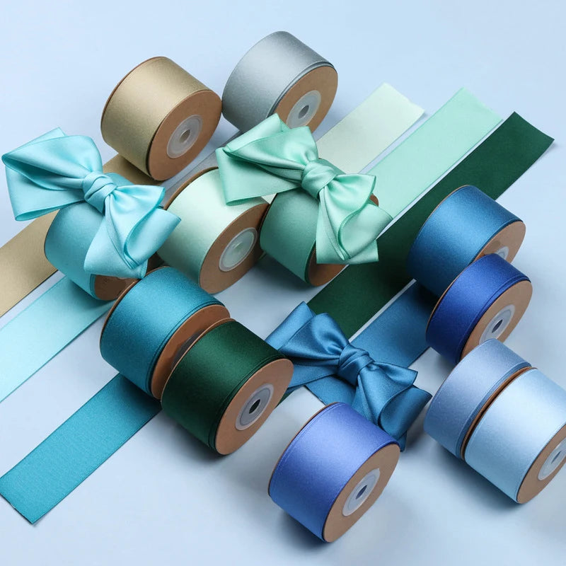 Single color Polyester/Cotton terylene crafts Ribbons 10 Yards10 16 25MM/38MM Matte