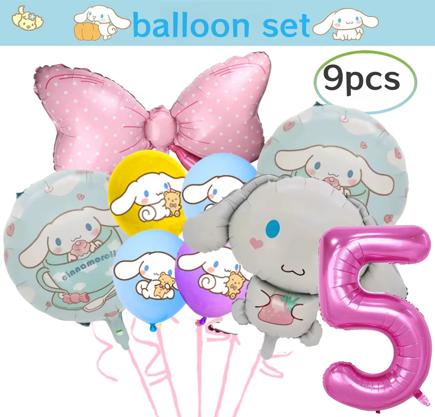 Cinnamon party decorations kit