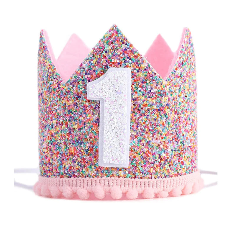 Crown hat kids 1 2 3 Year 1st