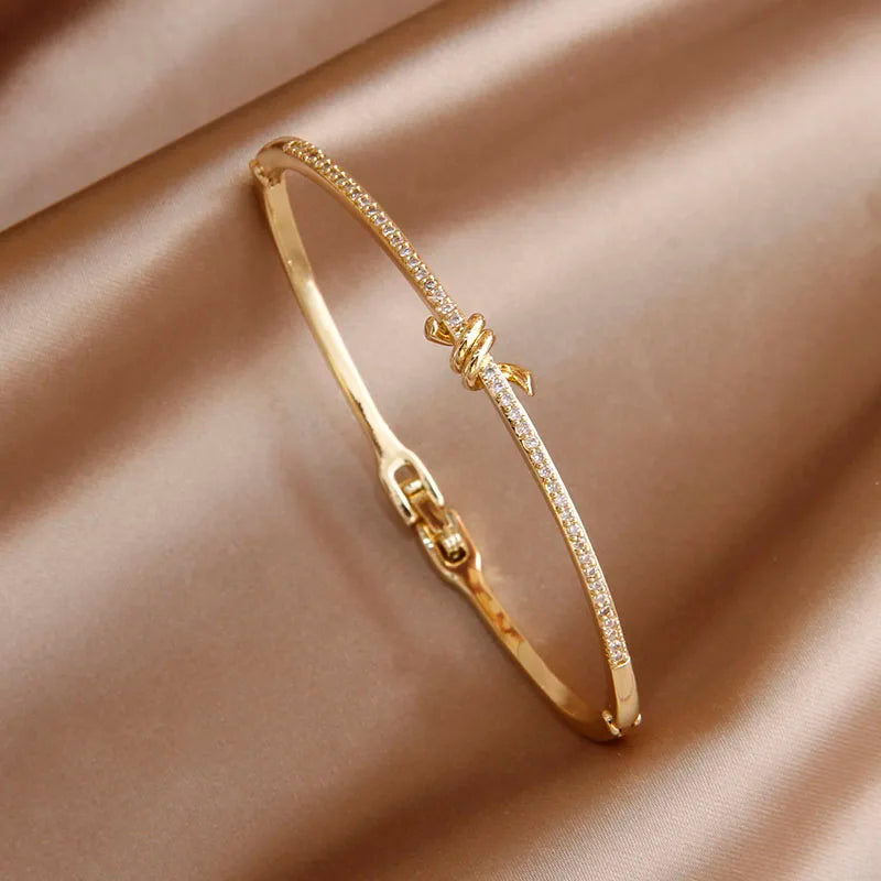Sabina zircon & crystal bangles & bracele