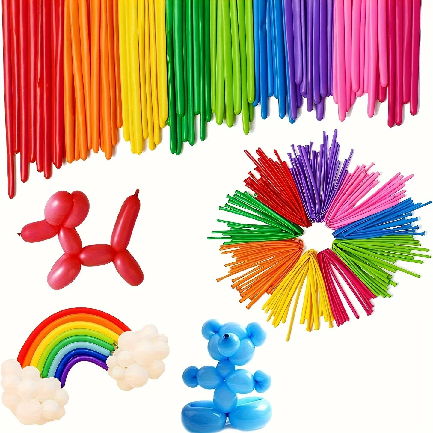 Colorful Magic Balloons 100Pcs