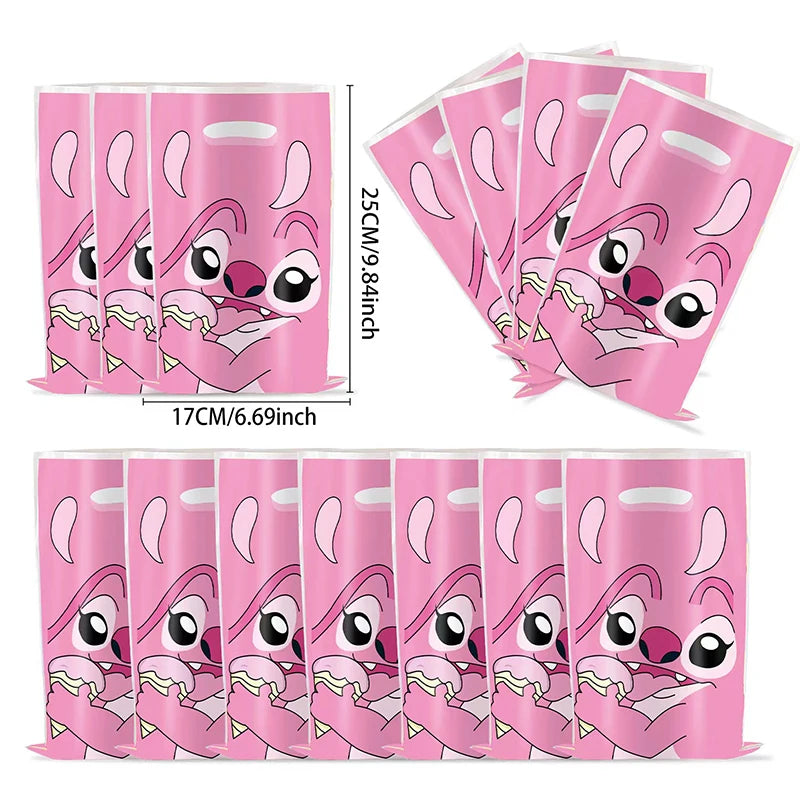 Blue & Pink Stitch Gift bags