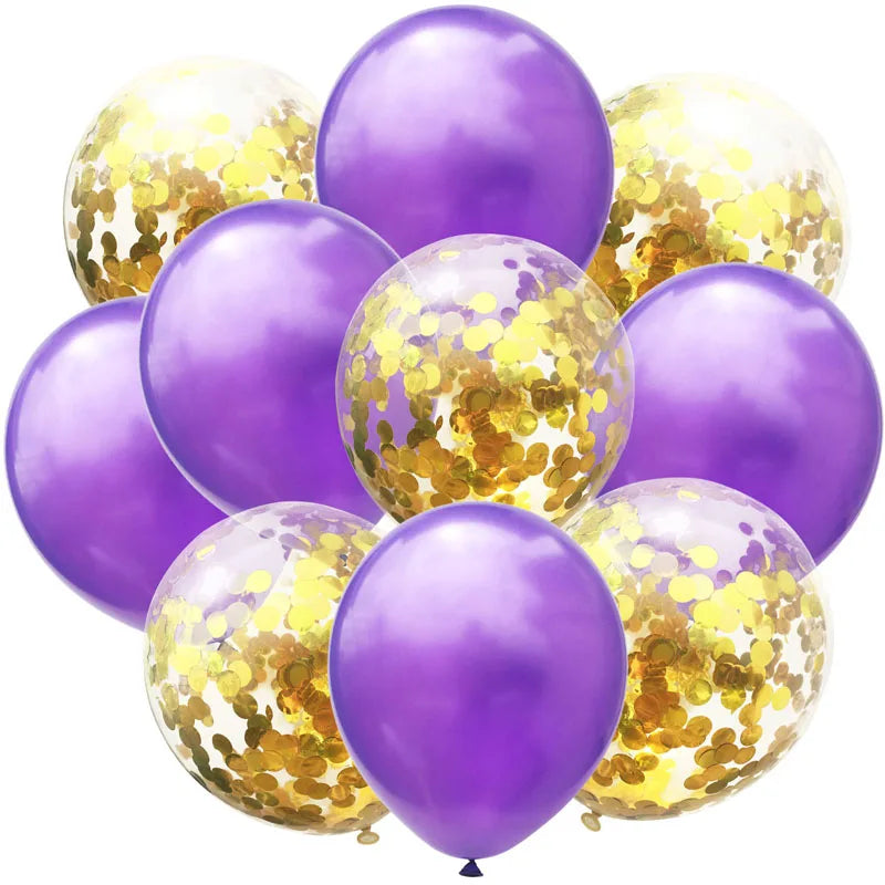 Mix Confetti Latex Balloon 12inch 10pcs
