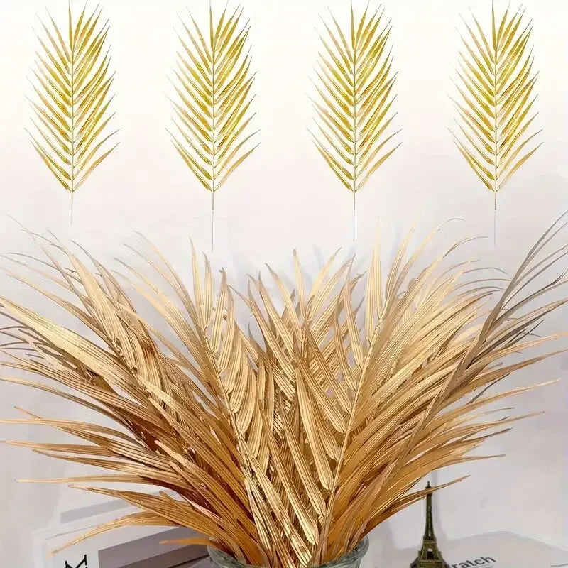 Artificial Palm Leaves Tropical 5pcs