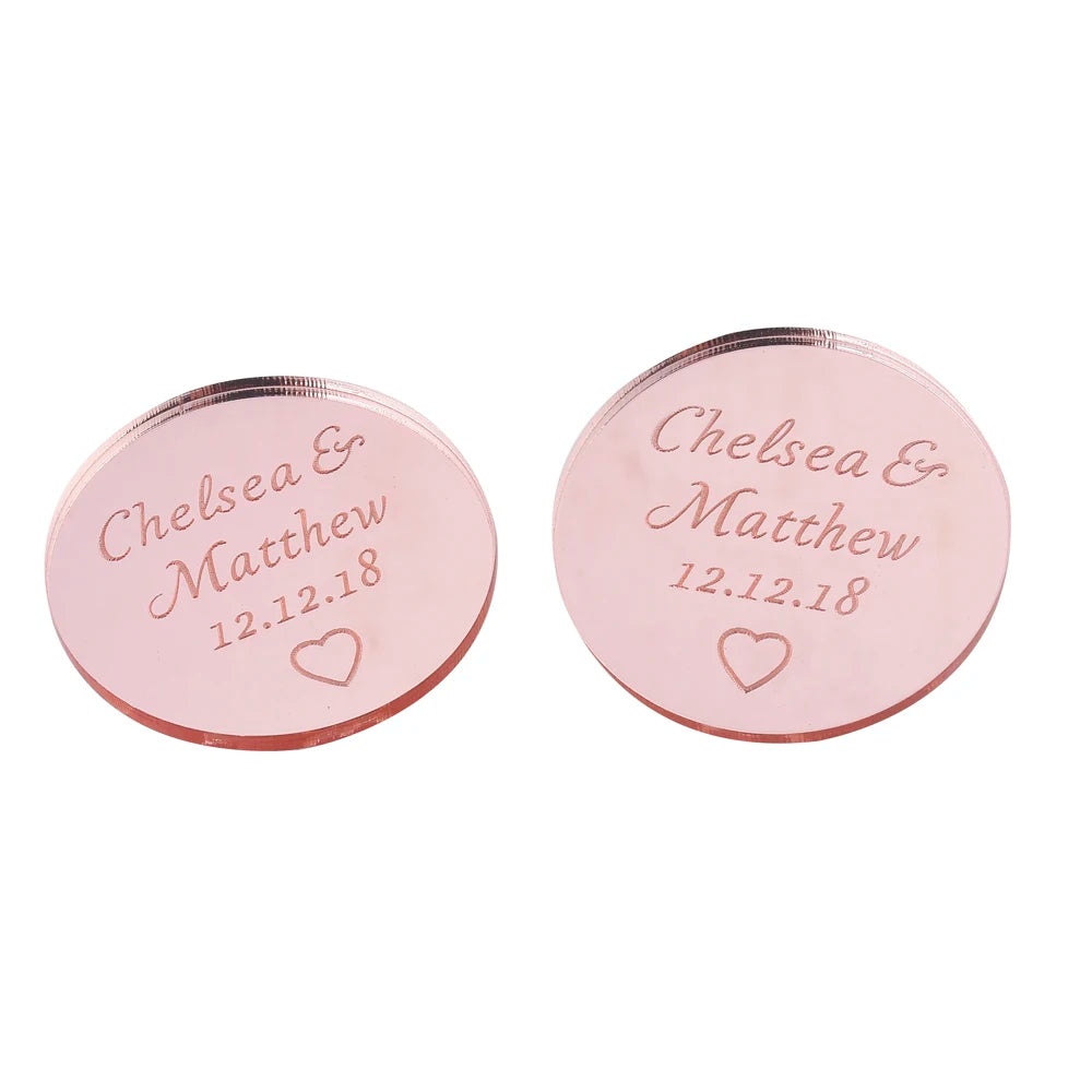Name baby Baptism custom 20/50/100Pcs