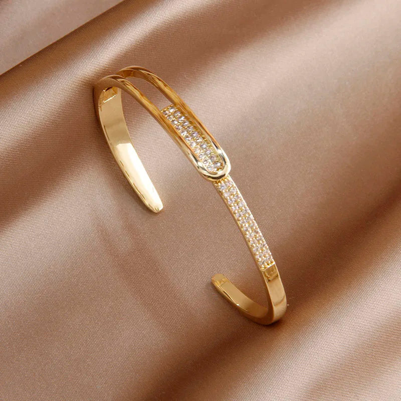 Sabina zircon & crystal bangles & bracele
