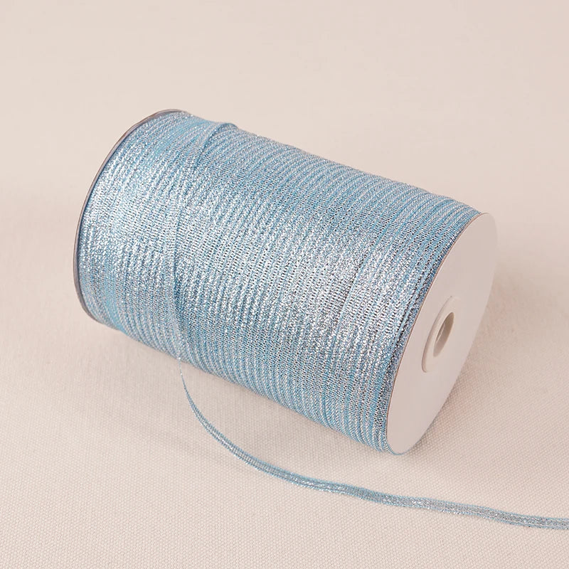 Glitter Silk Satin Ribbon Decoration 10meters 3mm
