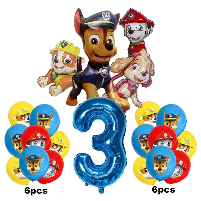 PAW Patrol Balloon 17pcs