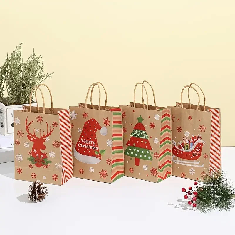 Christmas Gift & Treat Bags – 8/12pcs