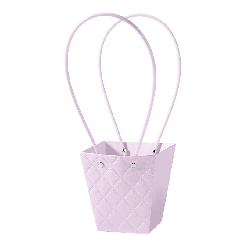 Flower tote bag portable