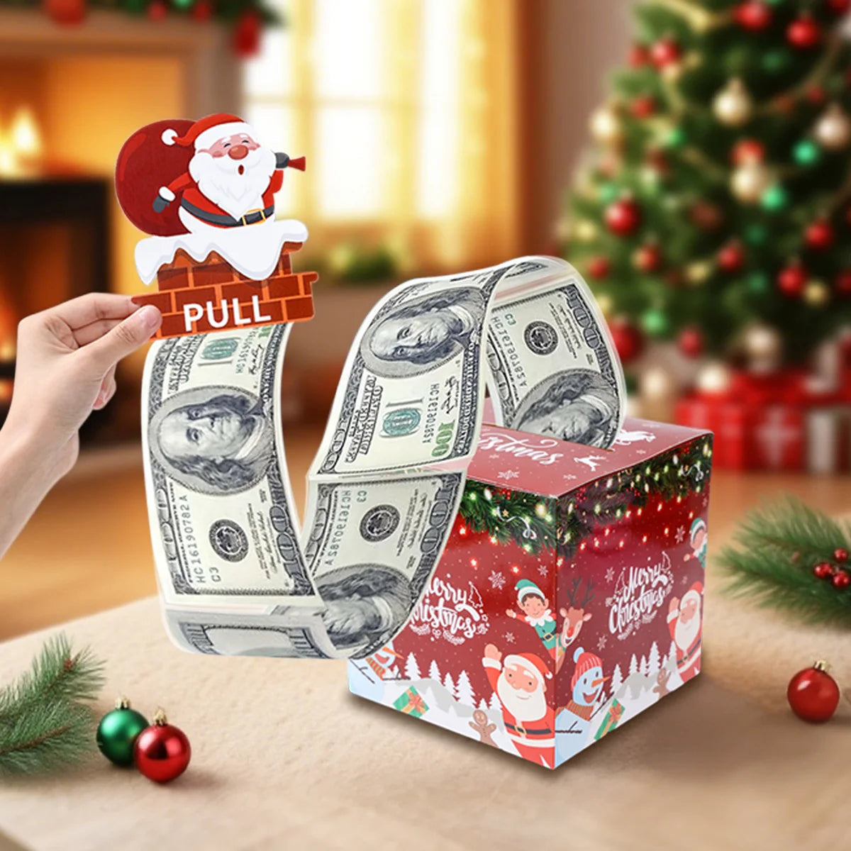 Christmas Cash Gift Box