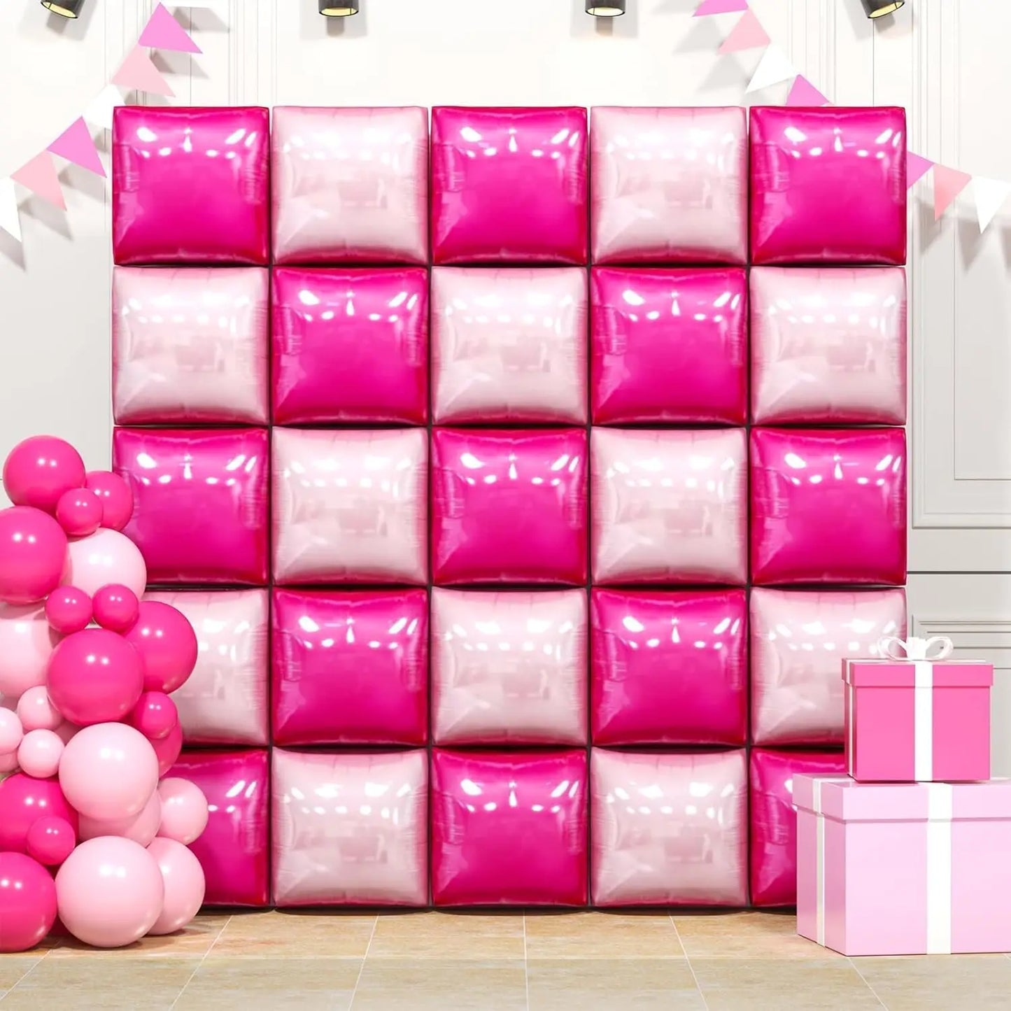 Wall square double-sided balloons 50 pieces