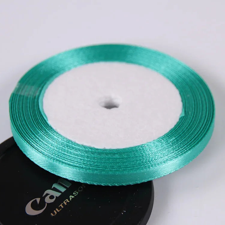 Silk Satin ribbons 22 meters/roll 6mm
