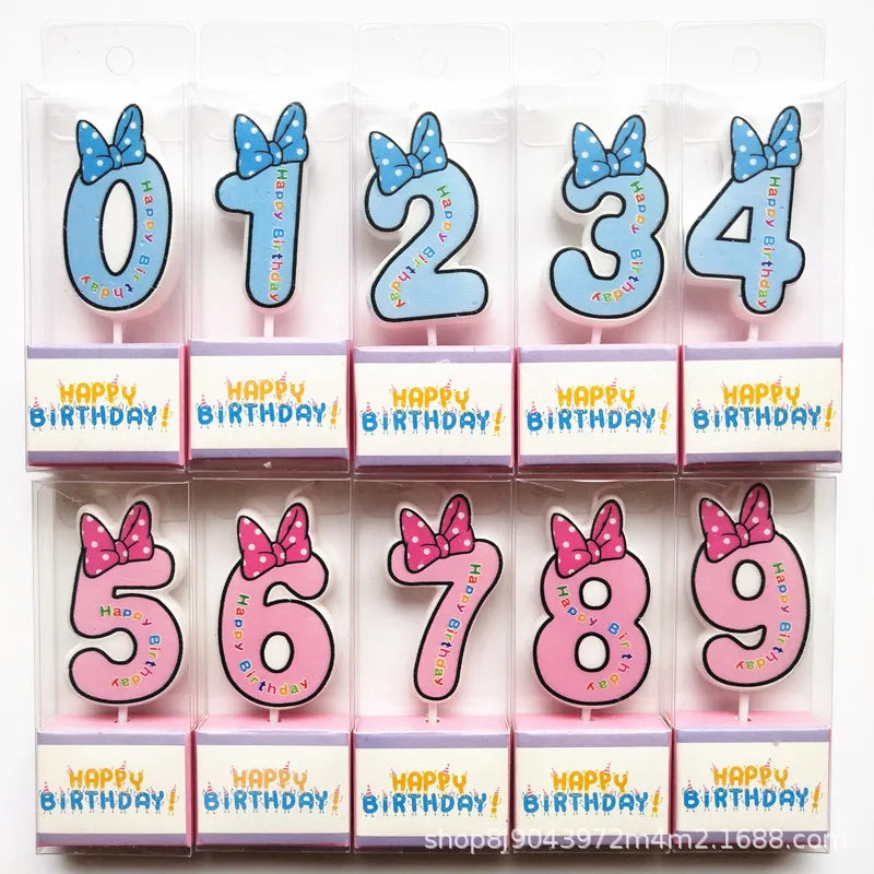 Mickey figure candles