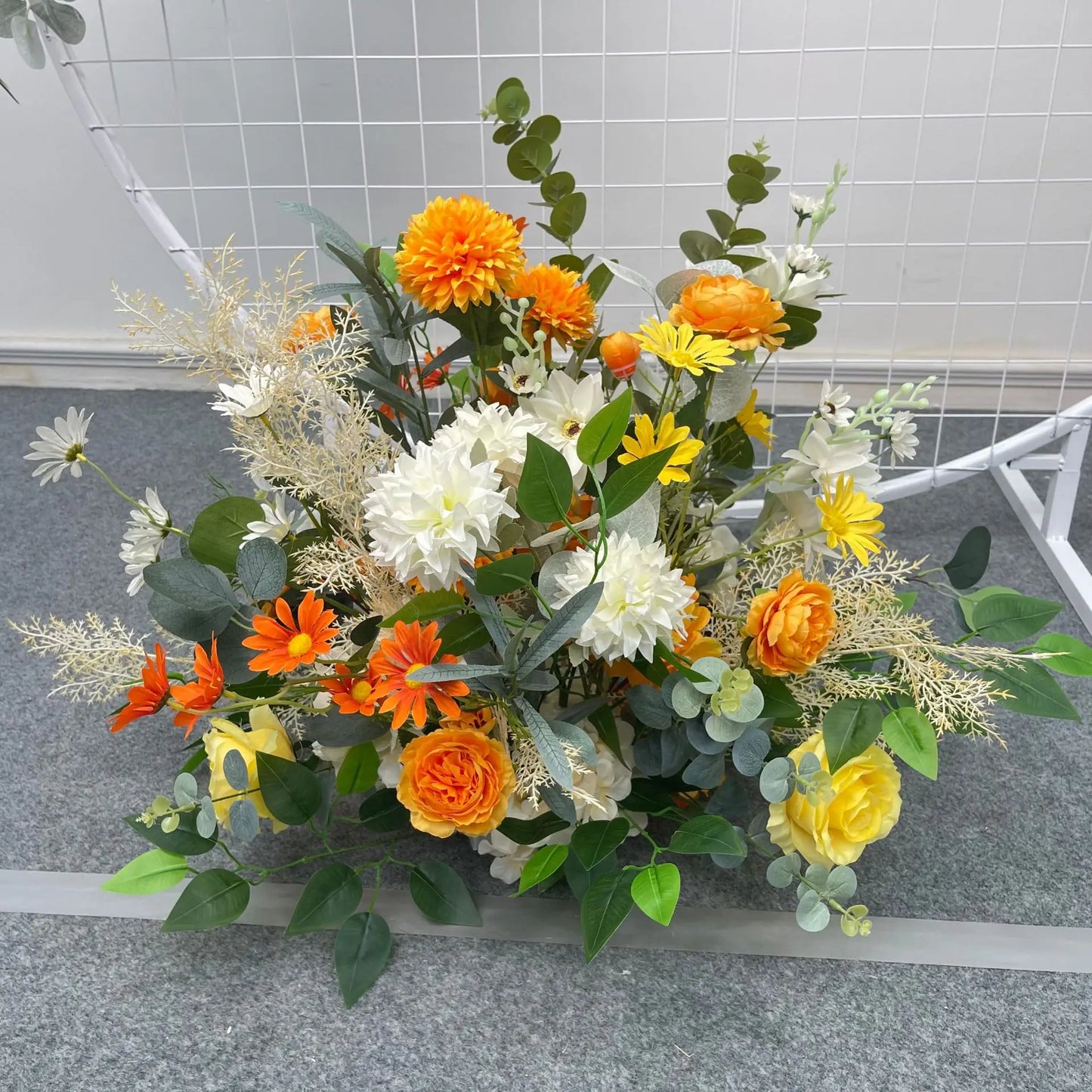Artificial Crescent Flower Table & Arch Decoration