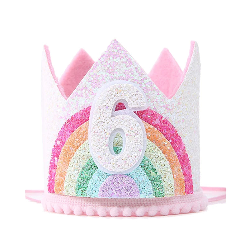 Crown hat kids 1 2 3 Year 1st