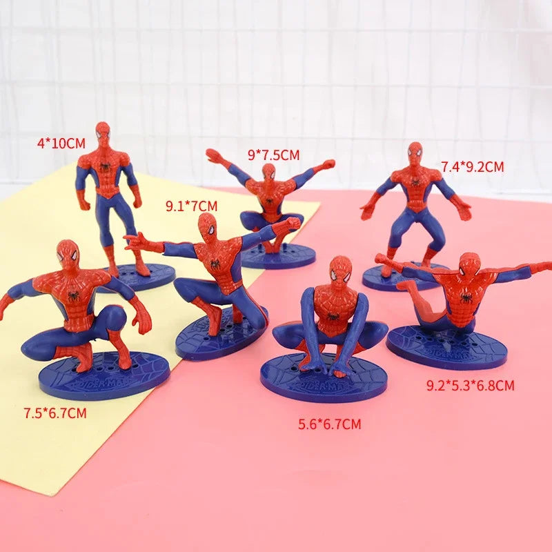 Spiderman cake topper decorations