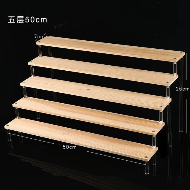 1-5 Tier Clear Acrylic Display Stand