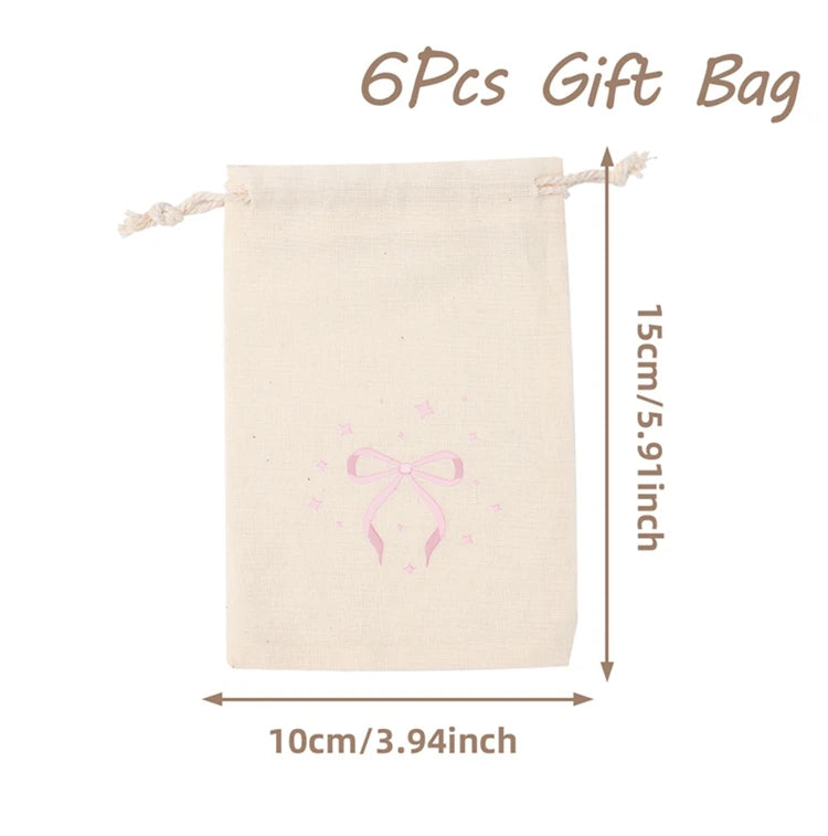 Animal character Gift Bags for Party 6pcs