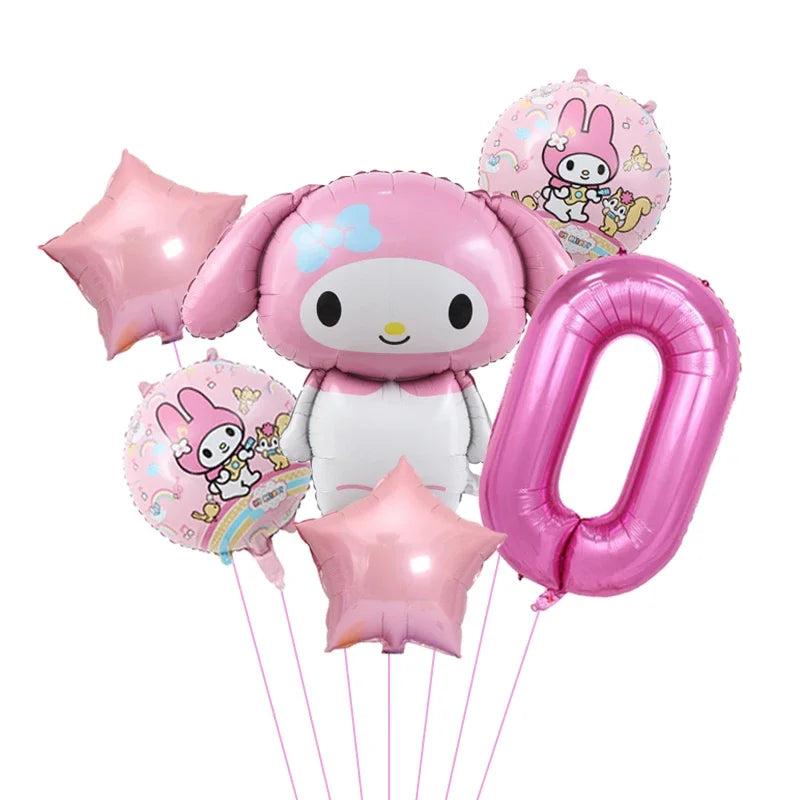 Sanrio Balloon 32 inch 6pcs