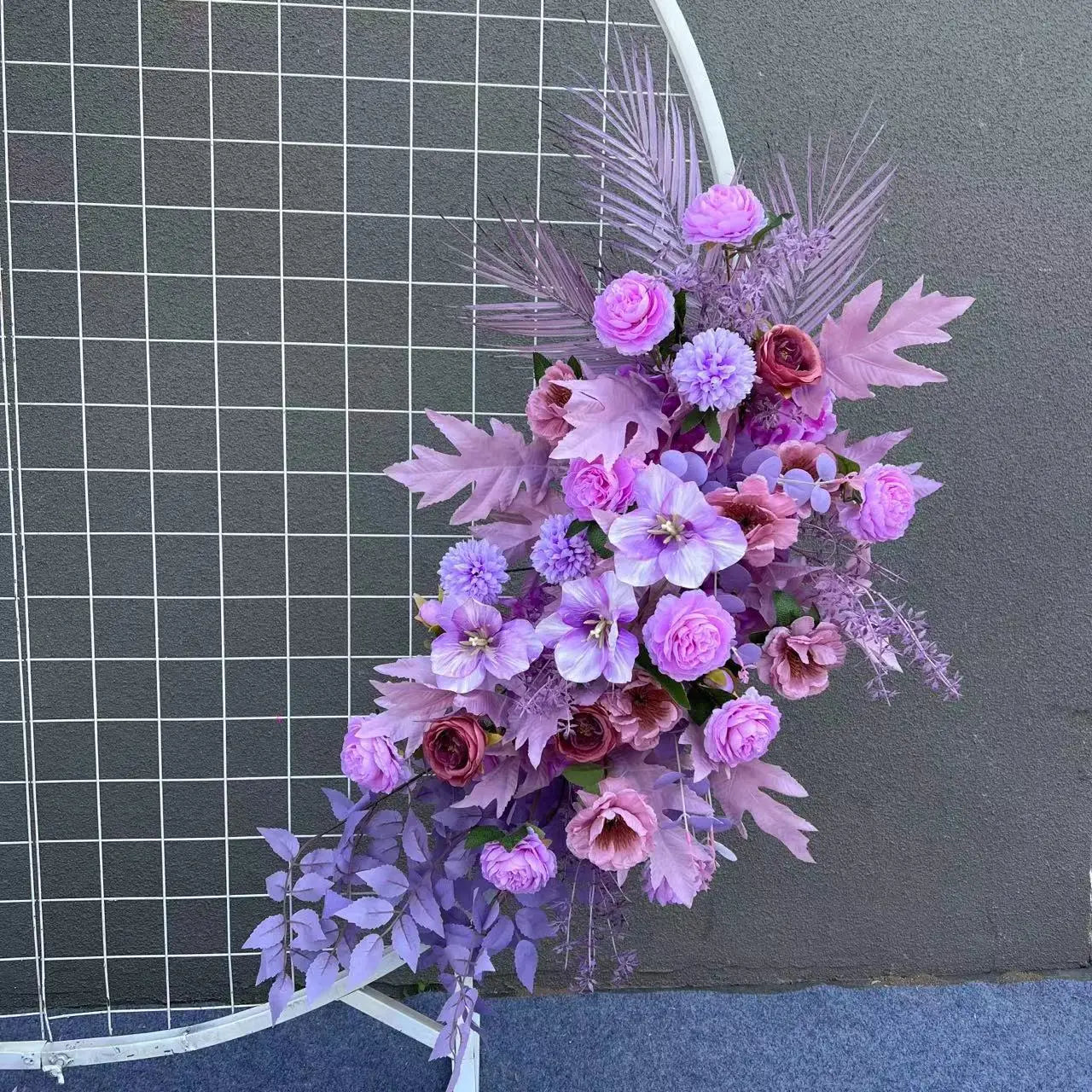Artificial Crescent Flower Table & Arch Decoration