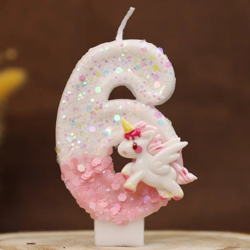 Unicorn candles
