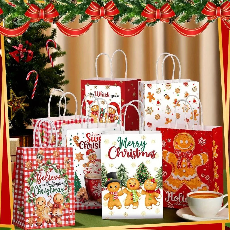 Merry Christmas Party Paper Bags