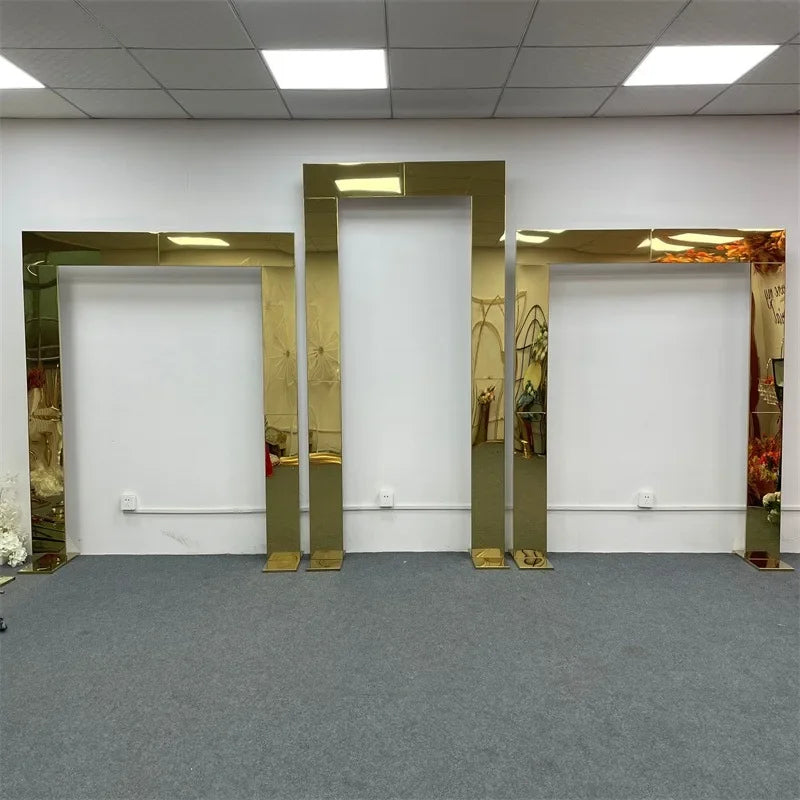 1pcs or 3pcs Shiny arch door backdrop stand