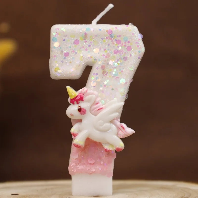 Unicorn candles