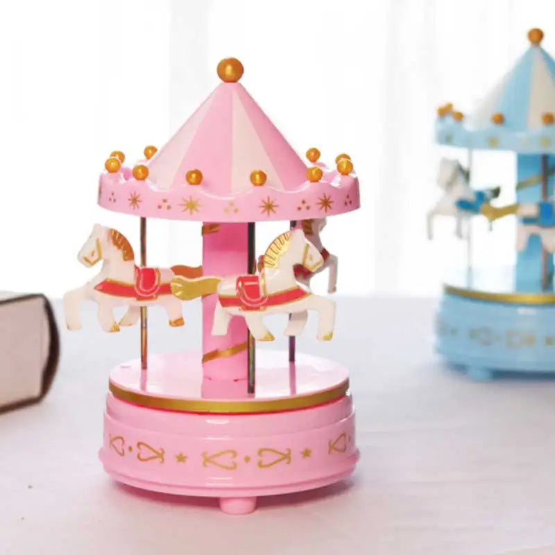 Music box 4 Horses rotate 1pc