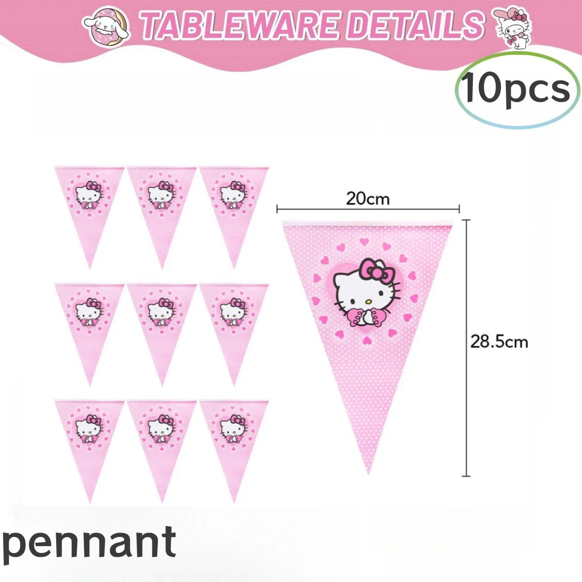 Hello Kitty decorations kit