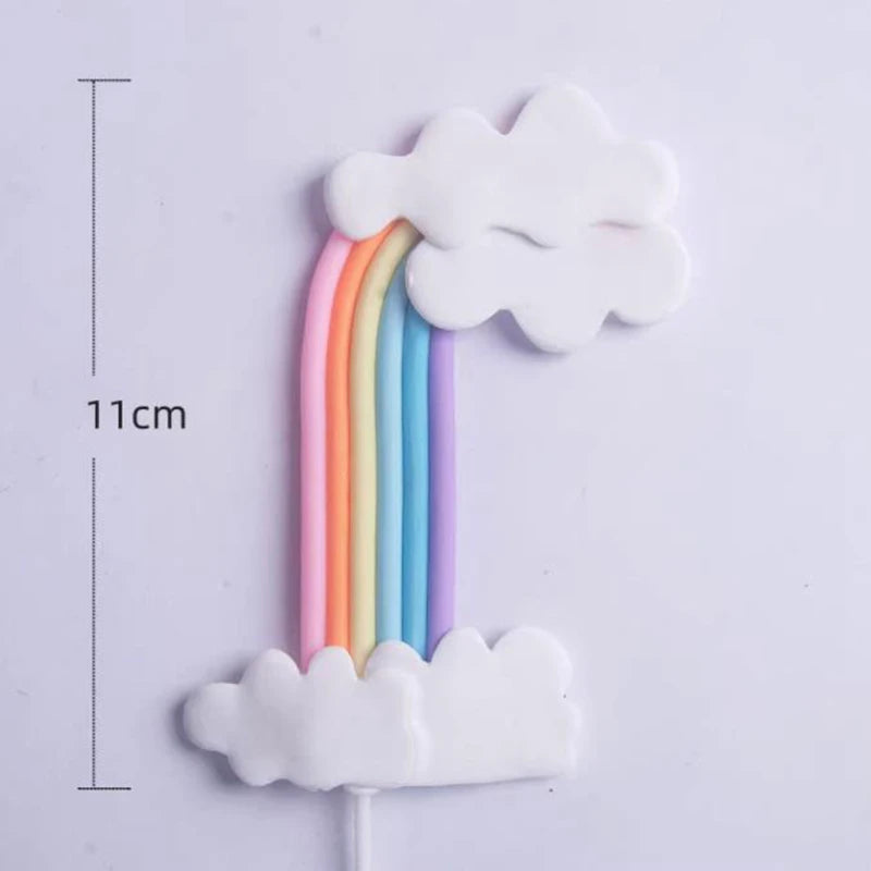 Unicorn Rainbow Cake Topper – Birthday & Party Deco