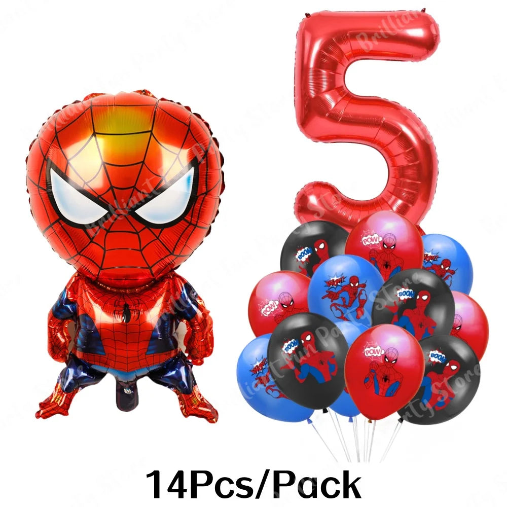 Spiderman theme decorations
