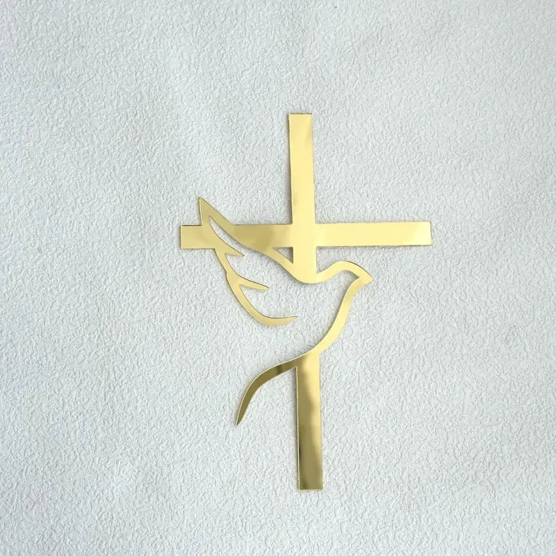 Baptism Cross cake Topper