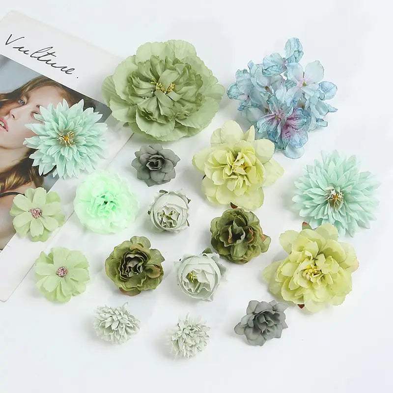 Rose set Peony for bouquets and decorations