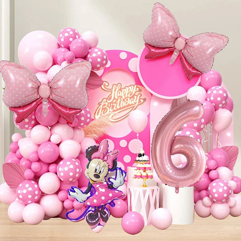Minnie Mouse 40 inch Pink Arch 120PCS
