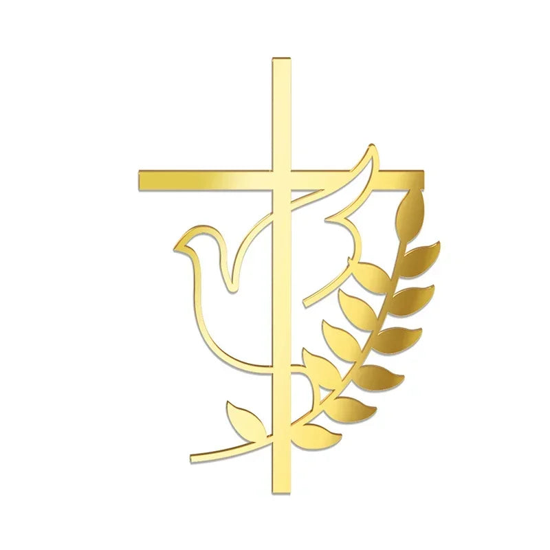 Baptism , Christening Communion Cross cake topper (L 10*14.8cm)